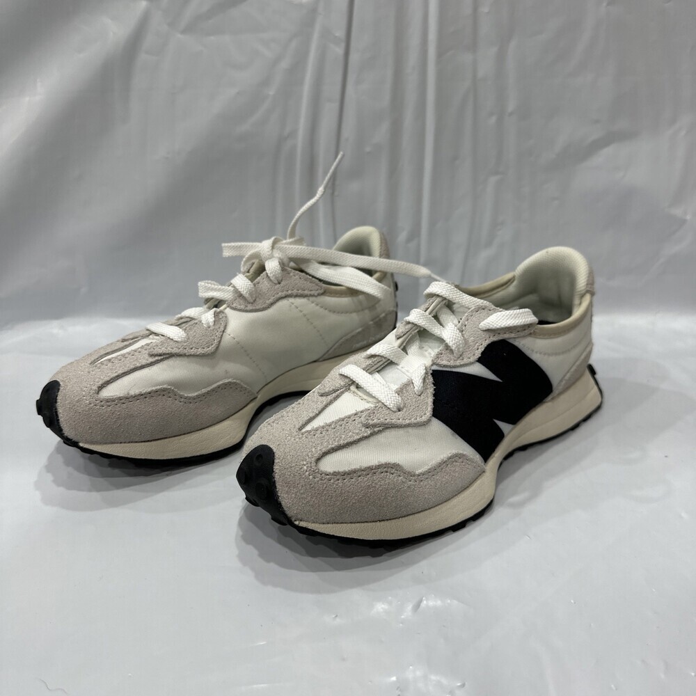 New Balance 327 Sneakers Kids US 12.5Y Silver Birch Black Running Shoes EBS973